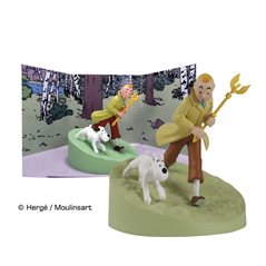 Figurine Album Scene - Tintin saves the sceptre