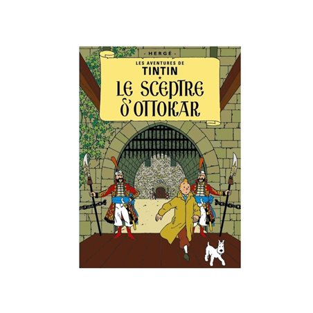 Postcard Tintin Album: Le sceptre d'Ottokar