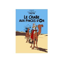Cover-Poster Tintin: Le Crabe aux Pinces d'Or