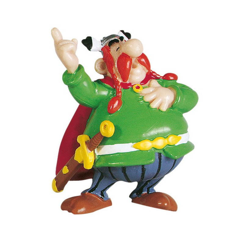 Asterix & Obelix Figur: Majestix mit Zeigefinger (Plastoy)