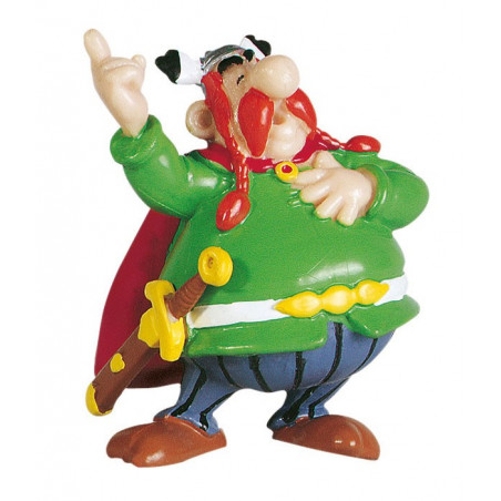 Asterix & Obelix Figur: Majestix mit Zeigefinger (Plastoy)