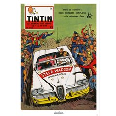 Jean Graton Cover Poster from The Journal of Tintin1958 Nº06 (Moulinsart 27169)