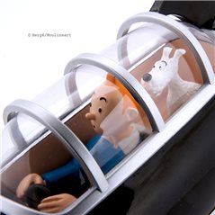 Figurine Model Tintin and Snowy in the Submarine Shark, 44 cm (Moulinsart 46959)