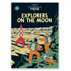 Tim und Struppi Postkarte: Tintin Explorers on the Moon