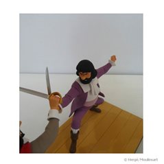 Figurine resin Tintin and Snowy The Duel