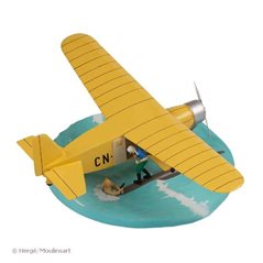Kunstharzfigur Tim und Struppi Wasserflugzeug CN-3411