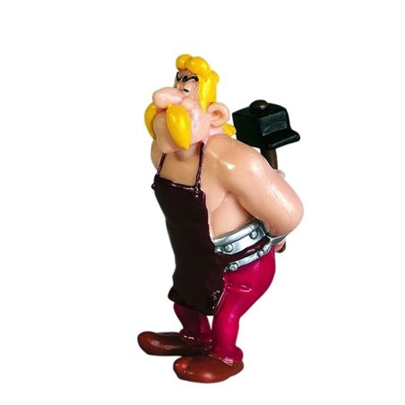 Asterix Figurine: Fulliautomatix with Hammer