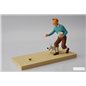 Figurine resin Tintin and Snowy with bird, No 219