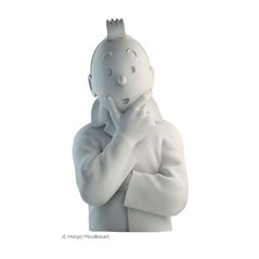 Porzellan-Büste Tim denkend 44200 Tintin