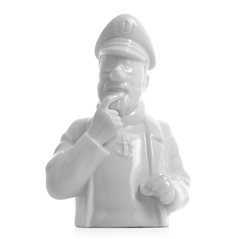 Tintin Statue: Porcelain-Bust Captain Haddock