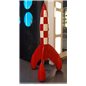 Figurine resin Tintin Rocket, 120 cm