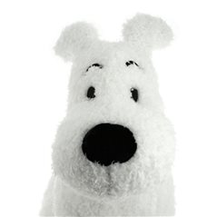 Tintin Soft Cuddly Toy: Snowy, 50 cm (Moulinsart 35131)