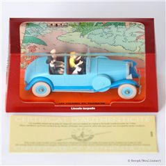 Model car Tintin: Lincoln Torpedo