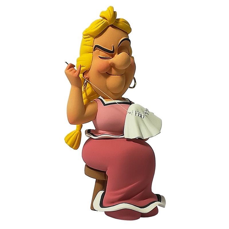 Asterix Resin Statue: Impedimenta sewing, 13 cm (Fariboles FARBON) 