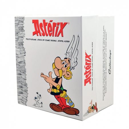 Asterix & Obelix Figur: Asterix mit Bücherstapel, 16 cm (Plastoy 00128)