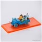 Tintin car: The Blue jeep CJ 2a Destination Moon Nº09 (Moulinsart 29509)