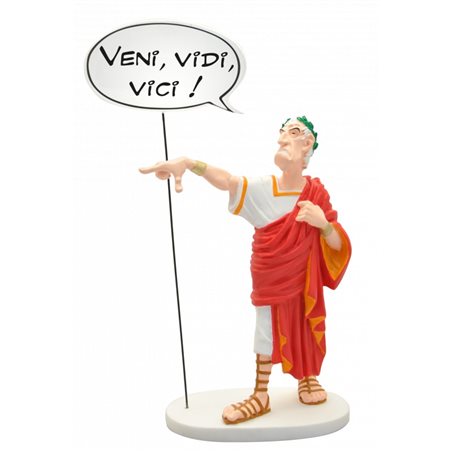 Asterix Resin Statue: Caesar Veni,Vidi,Vici. Adventure of Astérix (Plastoy 00132)