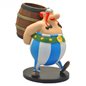 Asterix Resin Statue: Obelix with his barrel (Plastoy 00134)