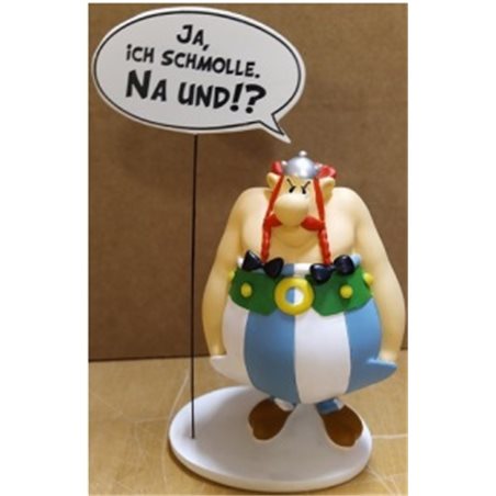 Asterix & Obelix Figur: Obelix "Ja, ich schmolle. NA UND!?" (Plastoy 00291) 