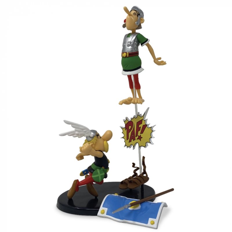 Asterix Resin Statue: Asterix & the Legionary PAF! (Plastoy 40100)