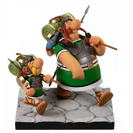 Asterix Resin Statue: Asterix and Obelix Legionnaires (Fariboles FARLEG)