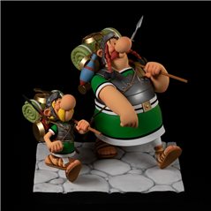 Asterix Resin Statue: Asterix and Obelix Legionnaires (Fariboles FARLEG)
