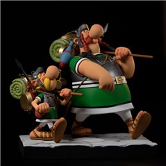 Asterix Resin Statue: Asterix and Obelix Legionnaires (Fariboles FARLEG)