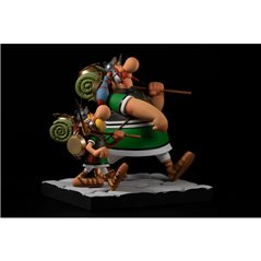 Asterix Resin Statue: Asterix and Obelix Legionnaires (Fariboles FARLEG)