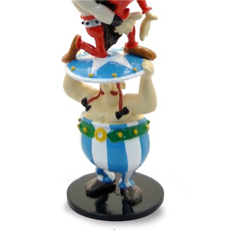 Asterix & Obelix Figur: Metallfigur Turm zum 60 Geburtstag, 30 cm (Pixi 2336) 