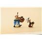 Asterix Pixi Figurine Ensamble: Asterix and Obelix with battery pot (Pixi 2358)