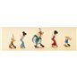 Asterix Pixi Figurine Ensamble: the Sirtaki dance (Pixi 2362)
