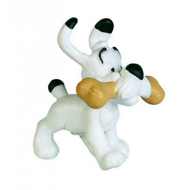 Asterix Figurine: Dogmatix with bone (Plastoy)