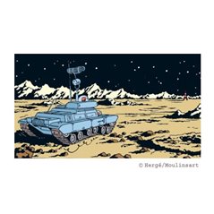 Model car Tintin: Lunar Tank