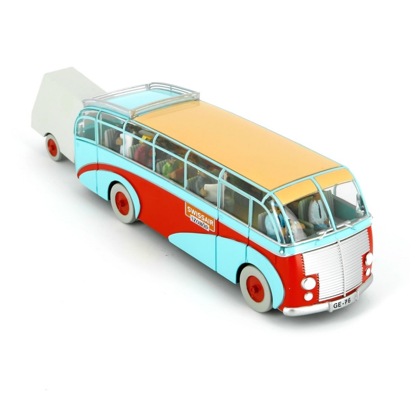 Tintin bus Swissair from The Calculus Affair Nº2 (Moulinsart 29581)