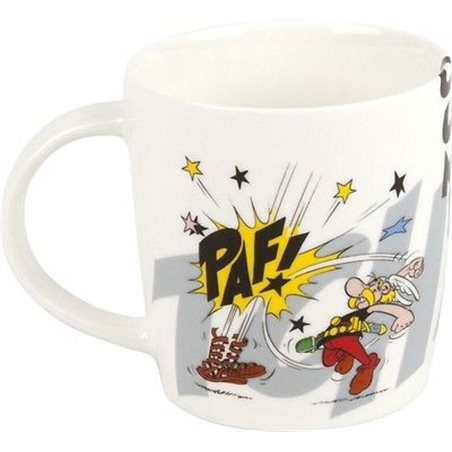 Asterix Mug: Asterix and Obelix fighting the romans K.O.! 380ml Könitz