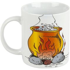 Asterix und Obelix Tasse Kaffe & Tee: Miraculix Kaffee ist fertig, 300ml Könitz
