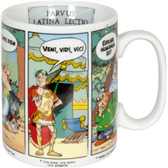 Asterix und Obelix Tasse: Parvus Latina Lectio, 490 ml Könitz