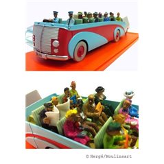 Model car Tintin: Swissair Bus