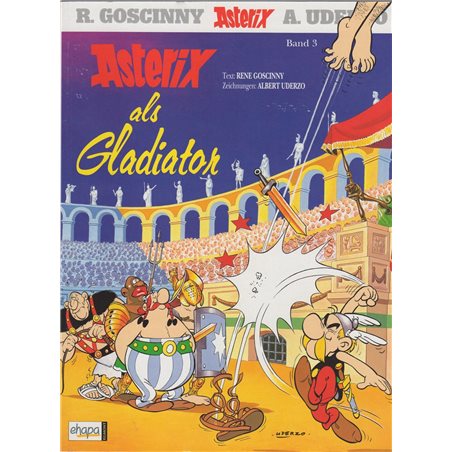 Asterix Nr. 3: Asterix als Gladiator (German, Hardcover)