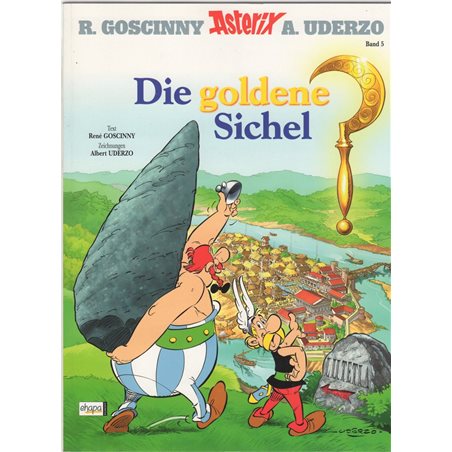 Asterix Nr. 5: Die goldene Sichel (German, Hardcover)