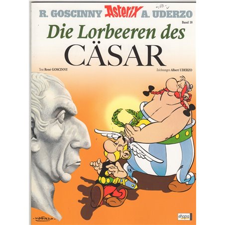 Asterix Nr. 18: Die Lorbeeren des Cäsar (German, Hardcover)