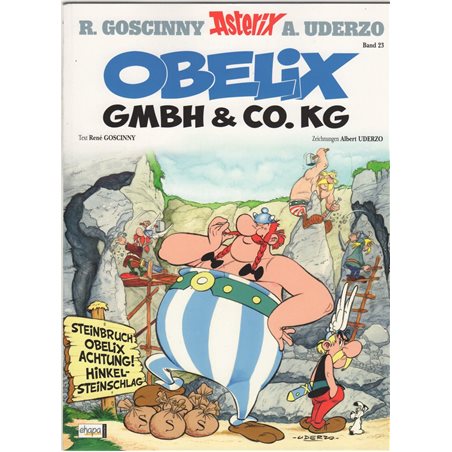 Asterix Nr. 23: Obelix GmbH & Co KG (German, Hardcover)