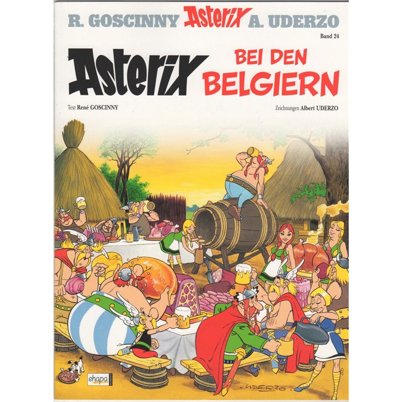 Asterix Nr. 24: Asterix bei den Belgiern (German, Hardcover)