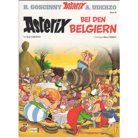 Asterix Nr. 24: Asterix bei den Belgiern (German, Hardcover)