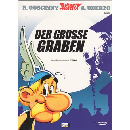 Asterix Nr. 25: Der große Graben (German, Hardcover)