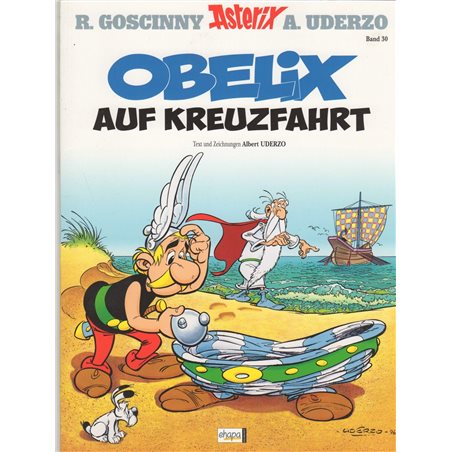 Asterix Nr. 30: Obelix auf Kreuzfahrt (German, Hardcover)