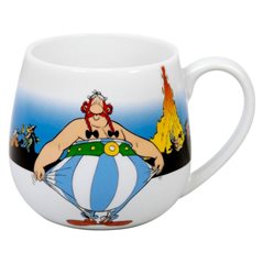 Asterix und Obelix Tasse Kaffe & Tee: Obelix Ich bin nicht Dick, 420ml Könitz