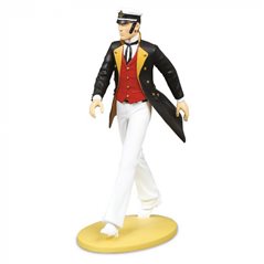 Corto Maltese Figur: Kunstharz Statuette in Farbe, 23cm (Moulinsart 46970100)