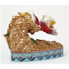 Figurine Uncle Scrooge McDuck treasure dive (Enesco 4046055)