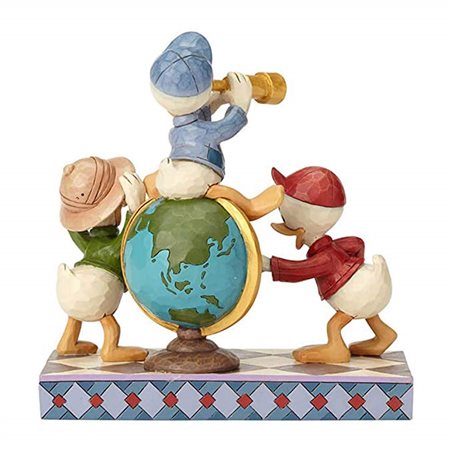 Figure Huey, Dewey and Louie with Globe (Enesco 6001286)